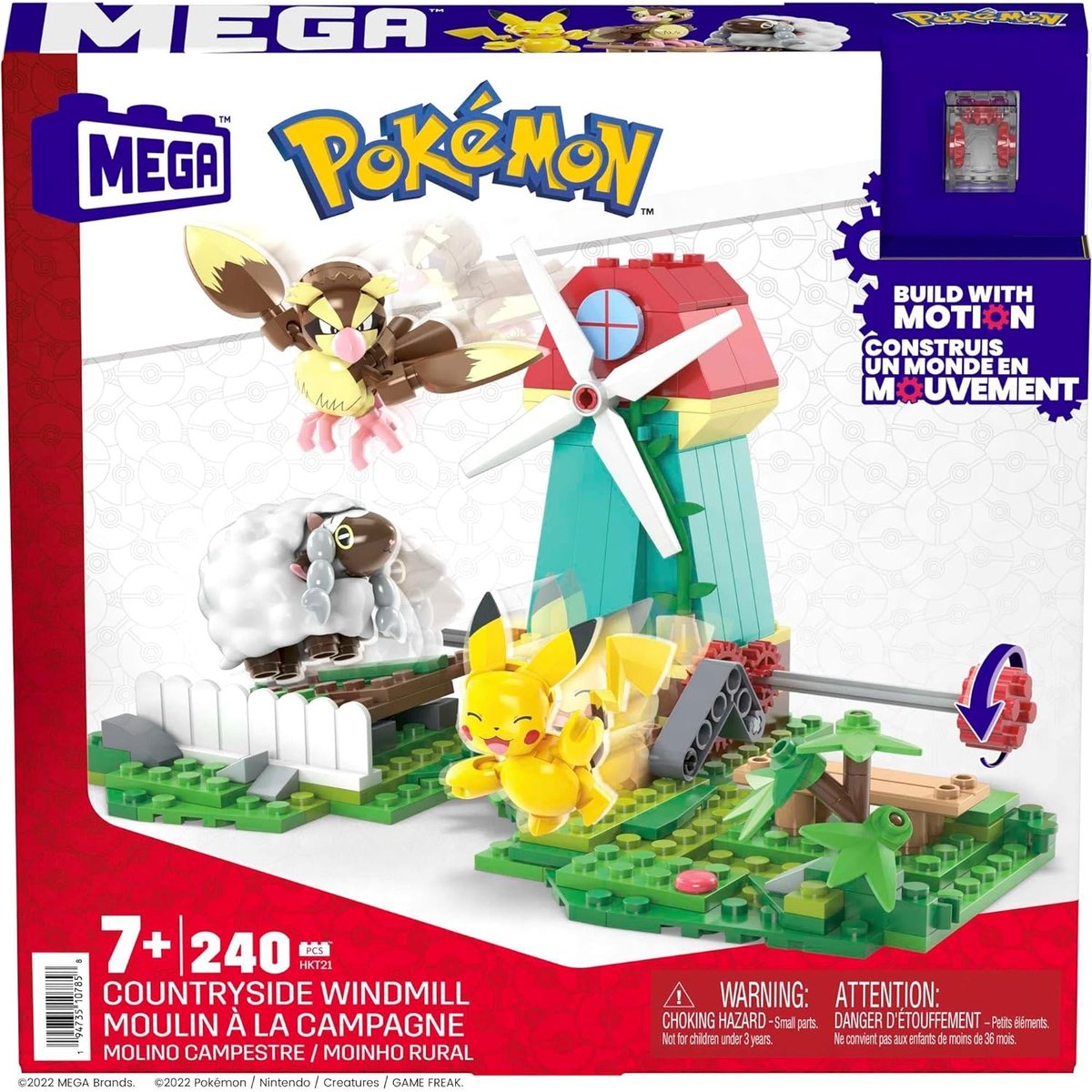 MEGA coffret moulin à la campagne multicolore, MATTEL