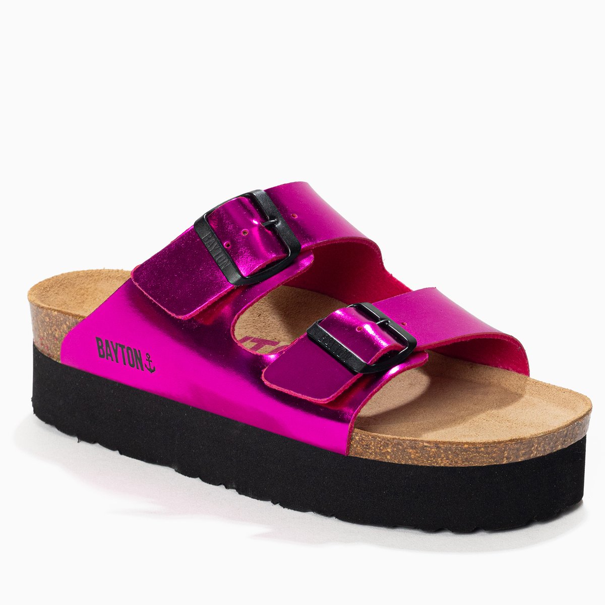 Sandales JAPET fuschia, BAYTON