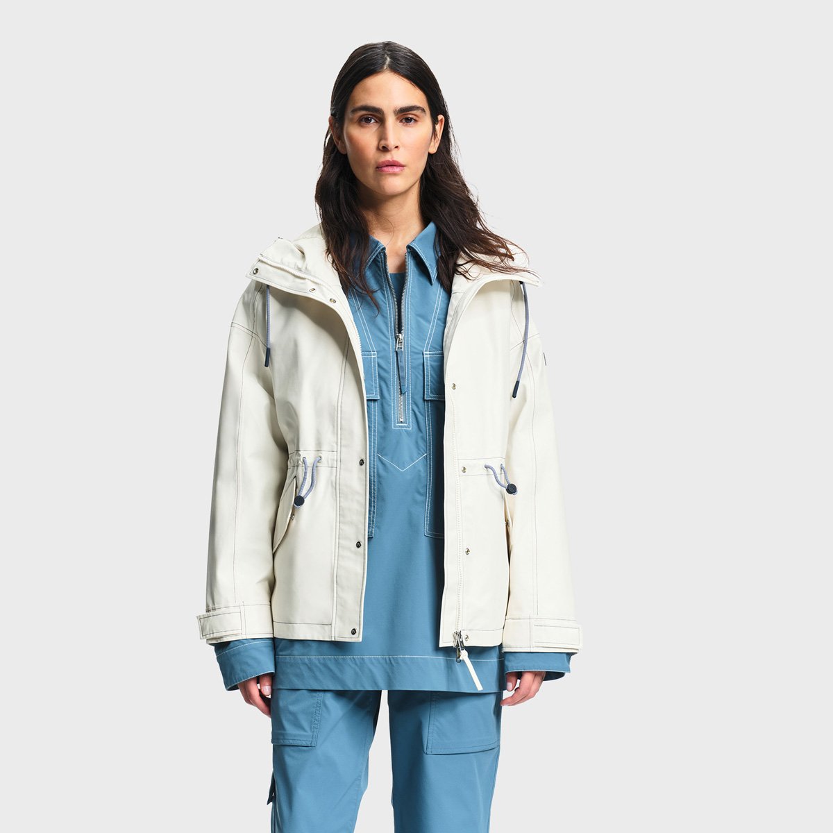 Parka courte à taille réglable MTD® ecru, AIGLE
