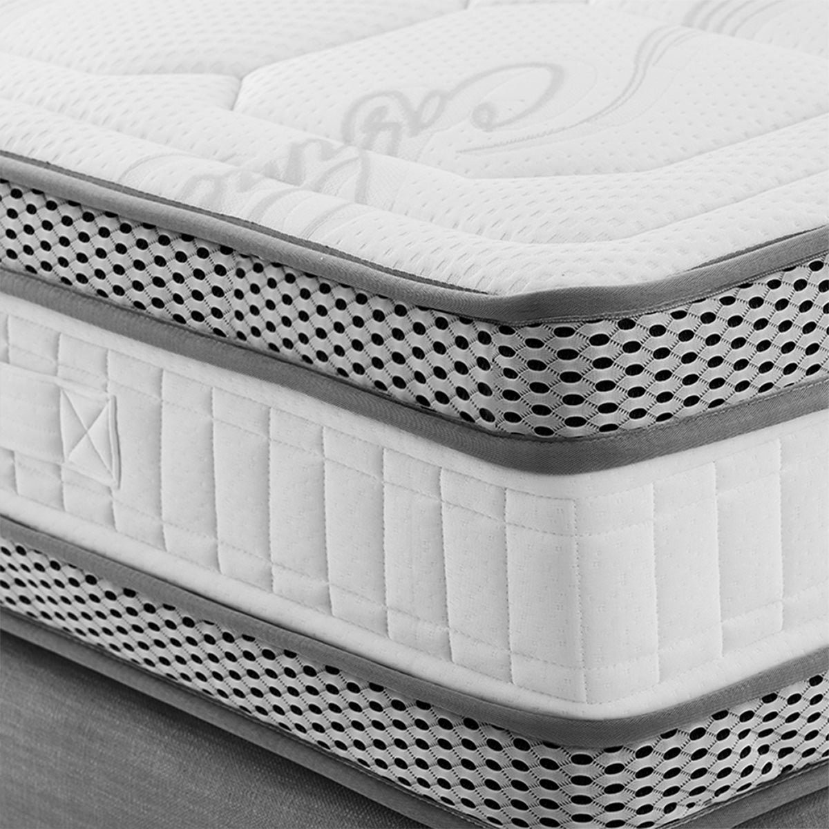 Matelas Mémoire de forme 24 cm ROYAL 5* - HYPSOM blanc, BELLECOUR