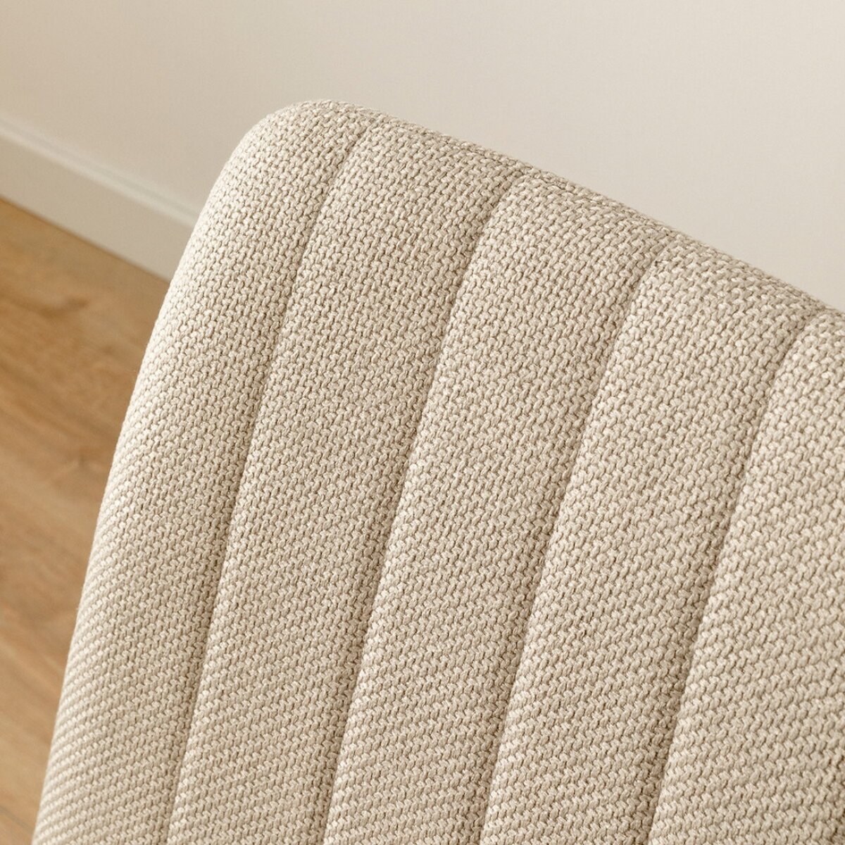Chaise de salle à manger Rembourrée Beige-WISMAR beige, KENAY