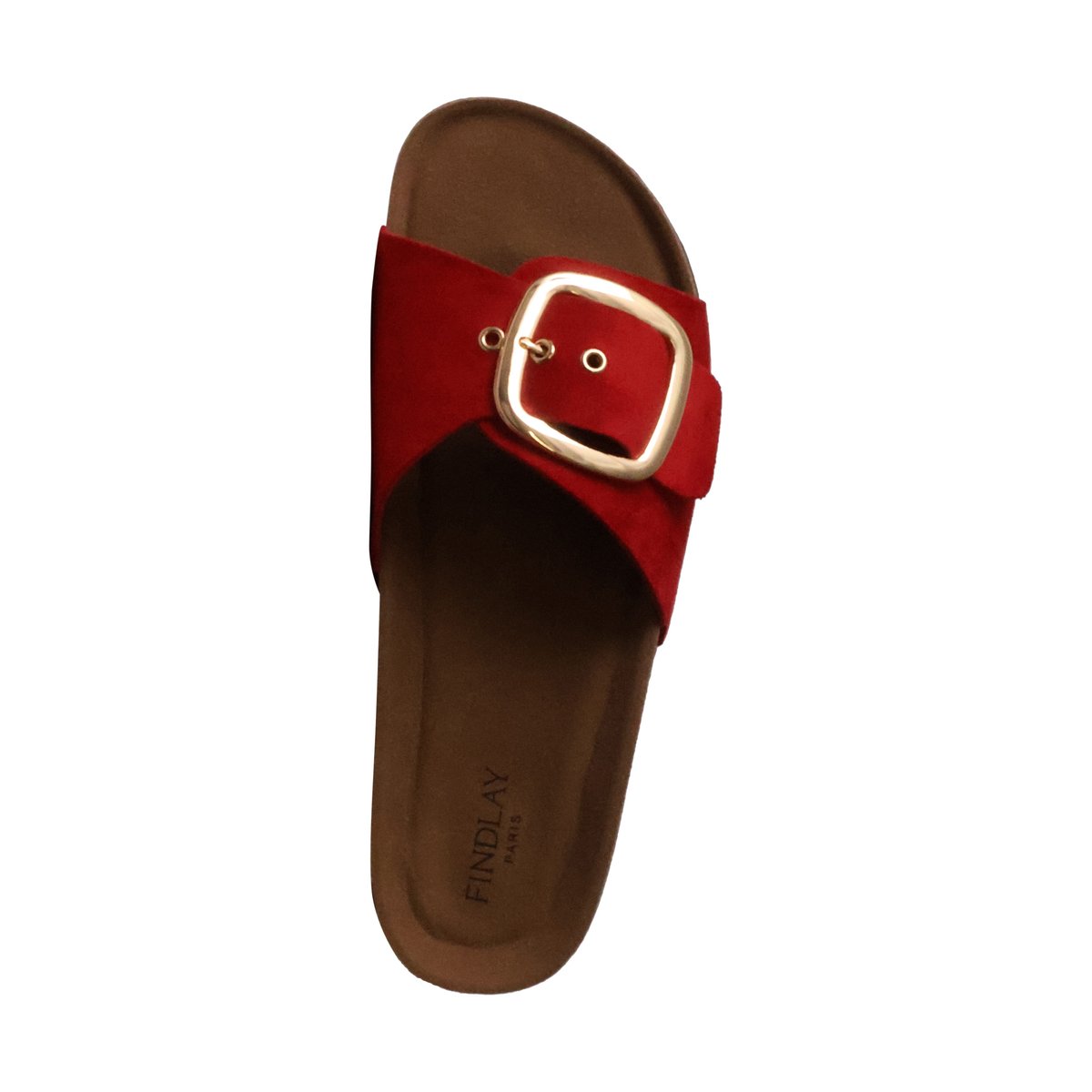 Mules à Enfiler Paris rouge, ENZA NUCCI