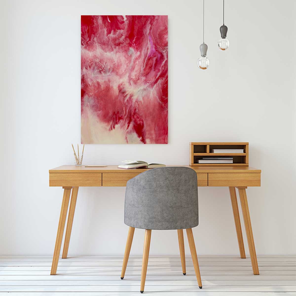 Tableau vanille fraise tableau alu dibond, HEXOA