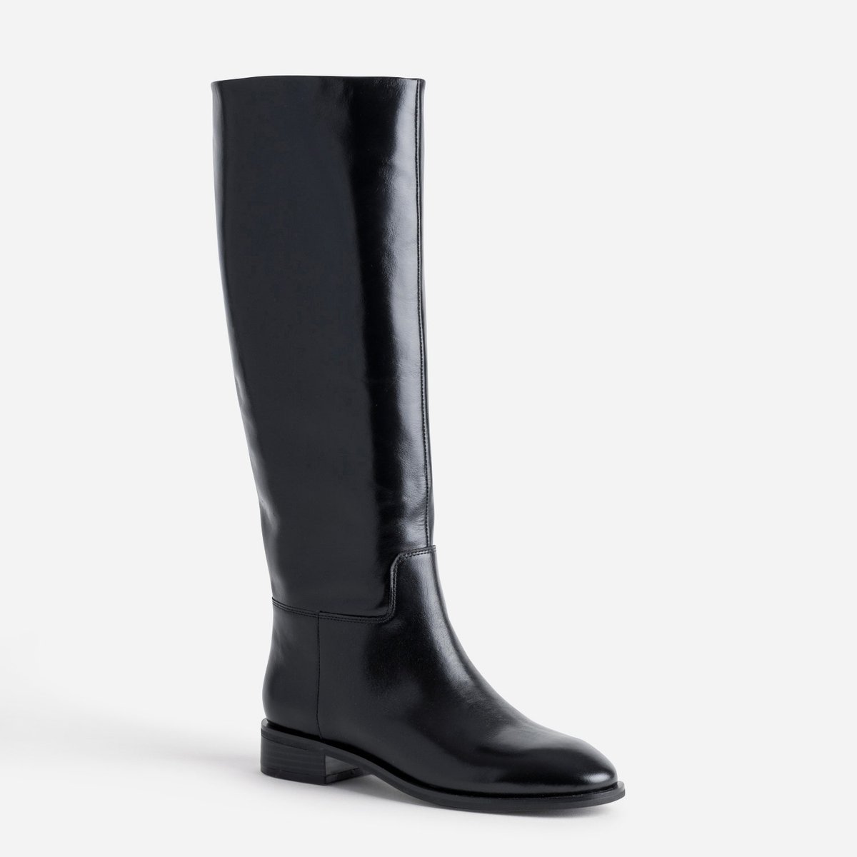 Botte Plate en cuir CAMERON noir, ERAM
