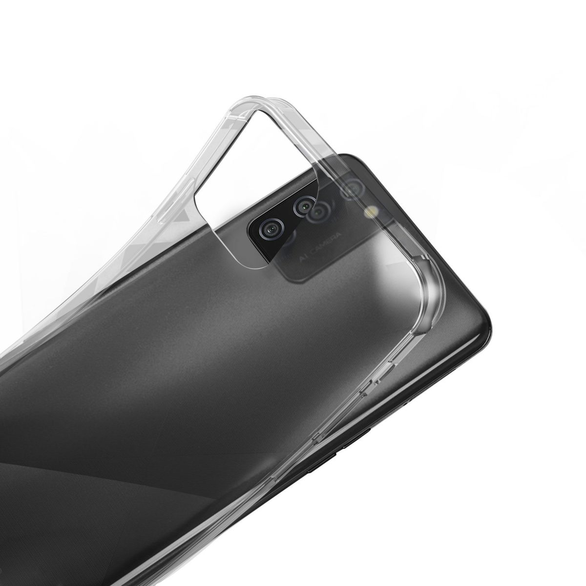 Coque Samsung A03s Antichoc Made In France transparent, ADEQWAT