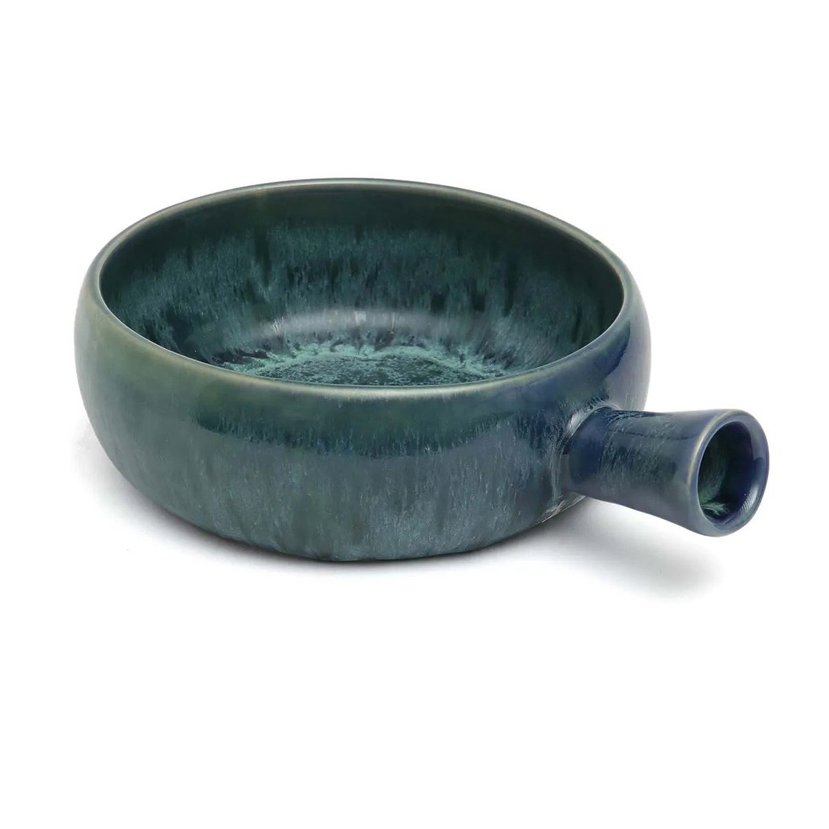 Casserole en grès AQUA bleu, BAZAR BIZAR