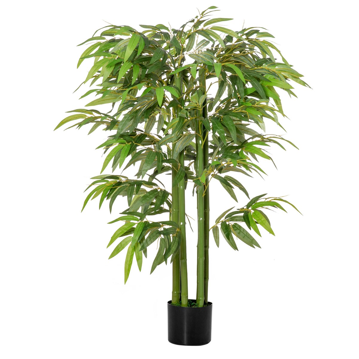 Bambou artificiel PE Vert vert, HOMCOM