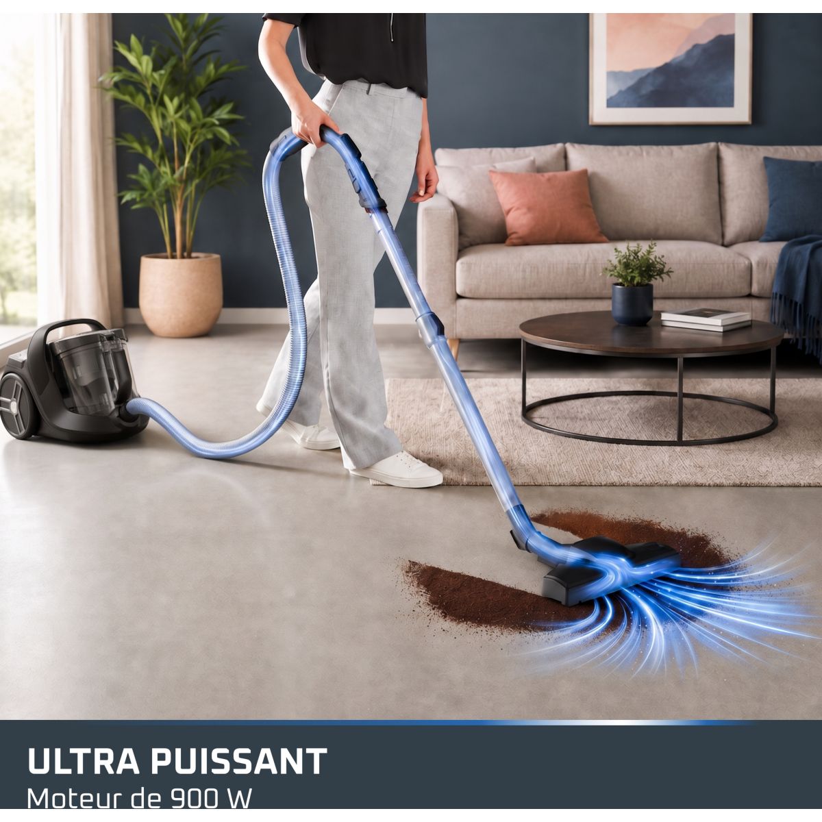 Aspirateur sans sac Silence Force Cyclonic 7 couleur unique, ROWENTA
