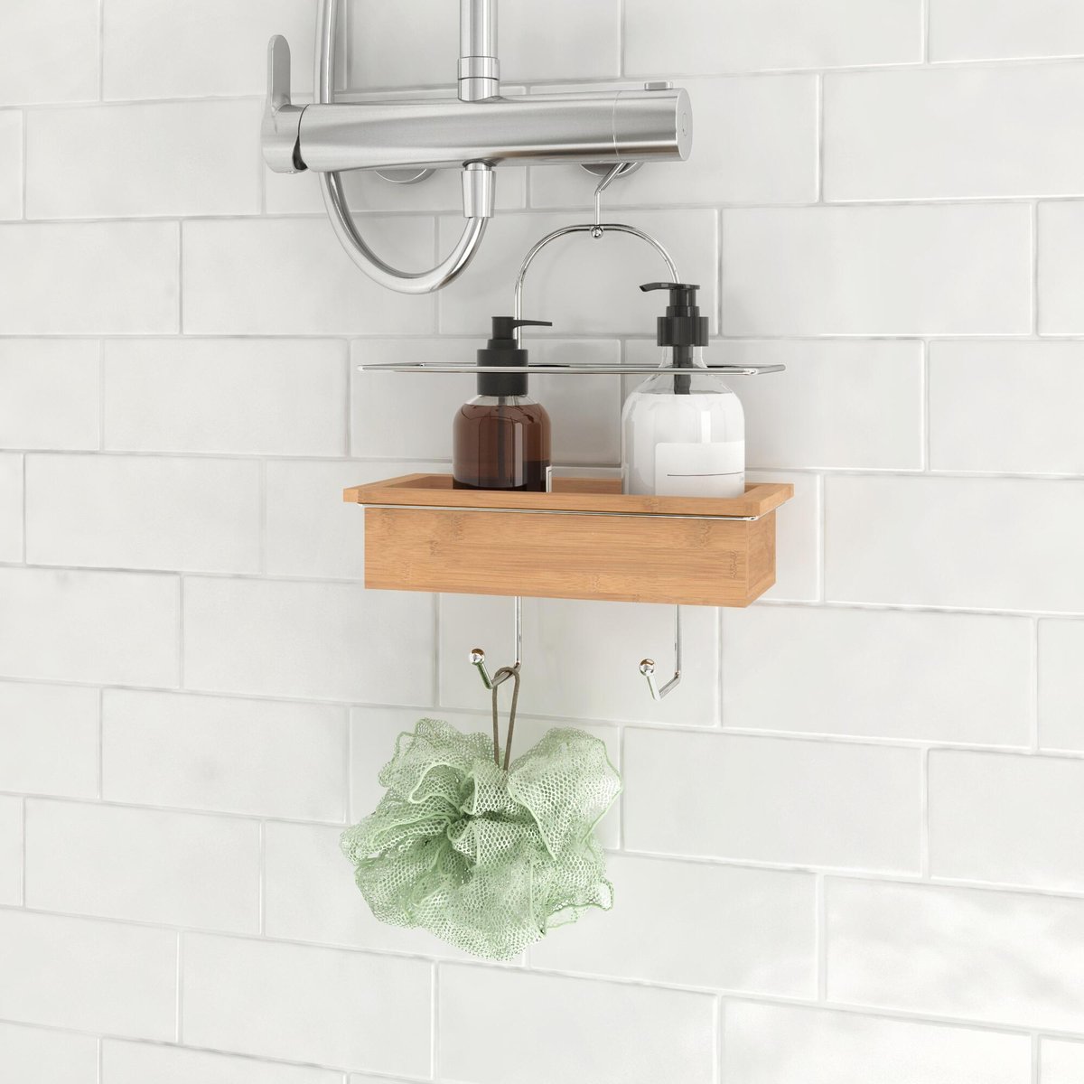Etagère de douche en bambou, BAMBOO bambou, SENSEA