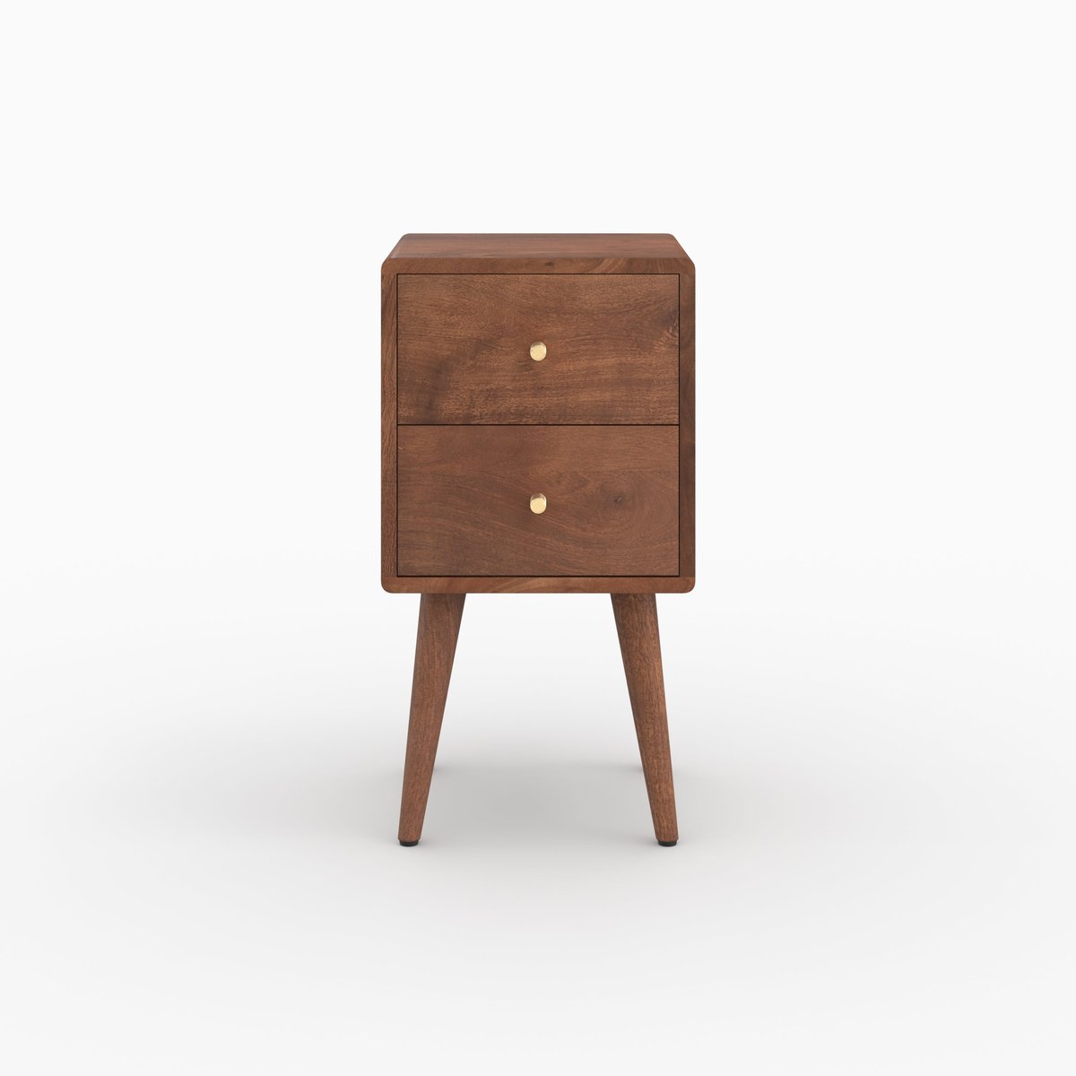 Table de chevet en bois de manguier - ORÉA marron, MAISON PAVANE