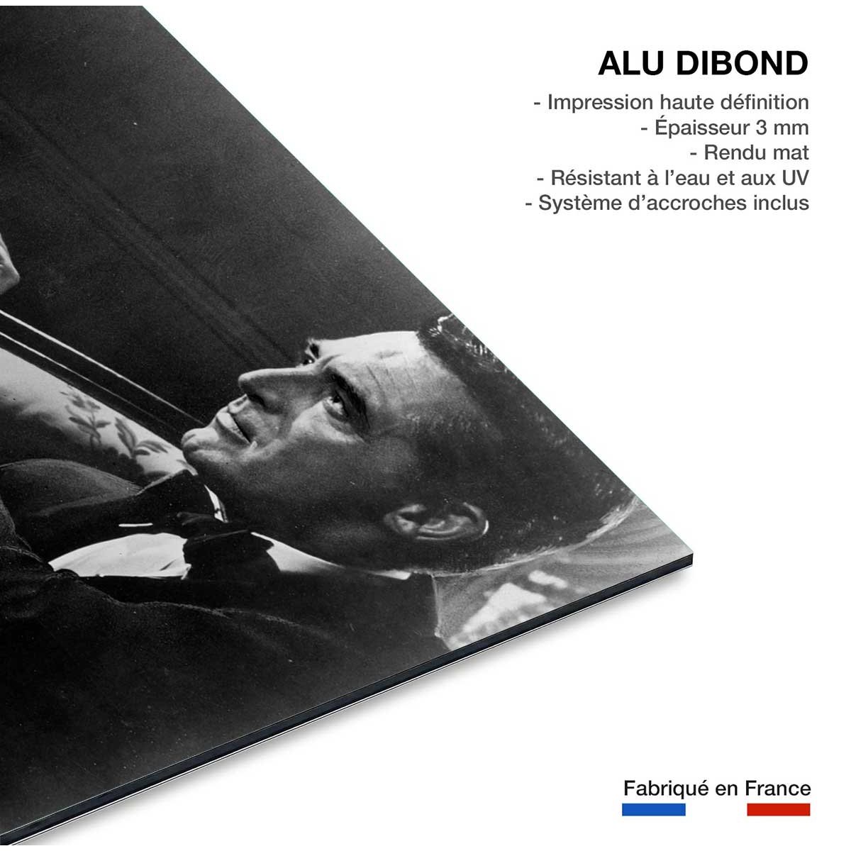 Tableau connu- Cary Grant et Grace Kelly tableau alu dibond, HEXOA