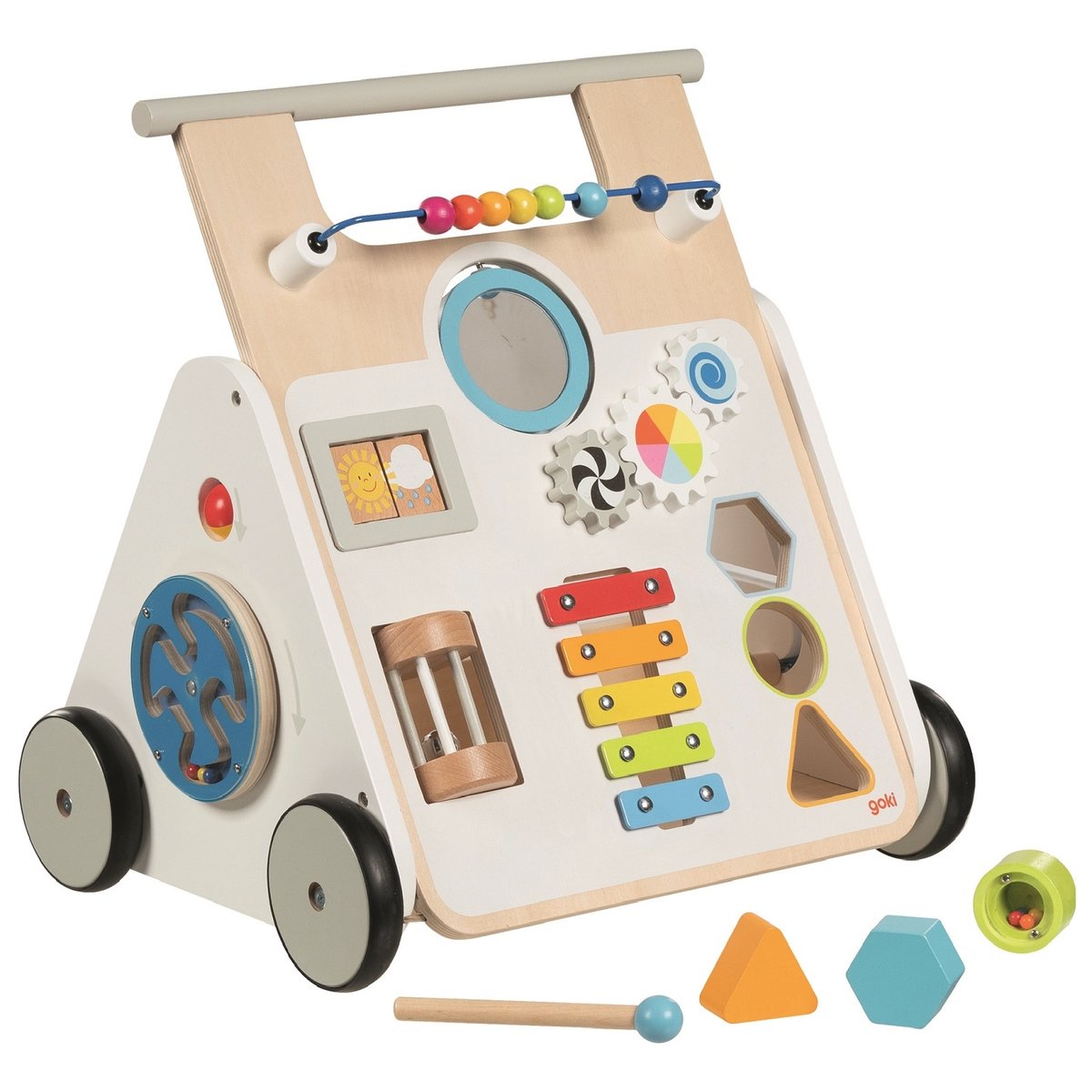 Chariot de marche KiddyCruiser blanc, GOKI
