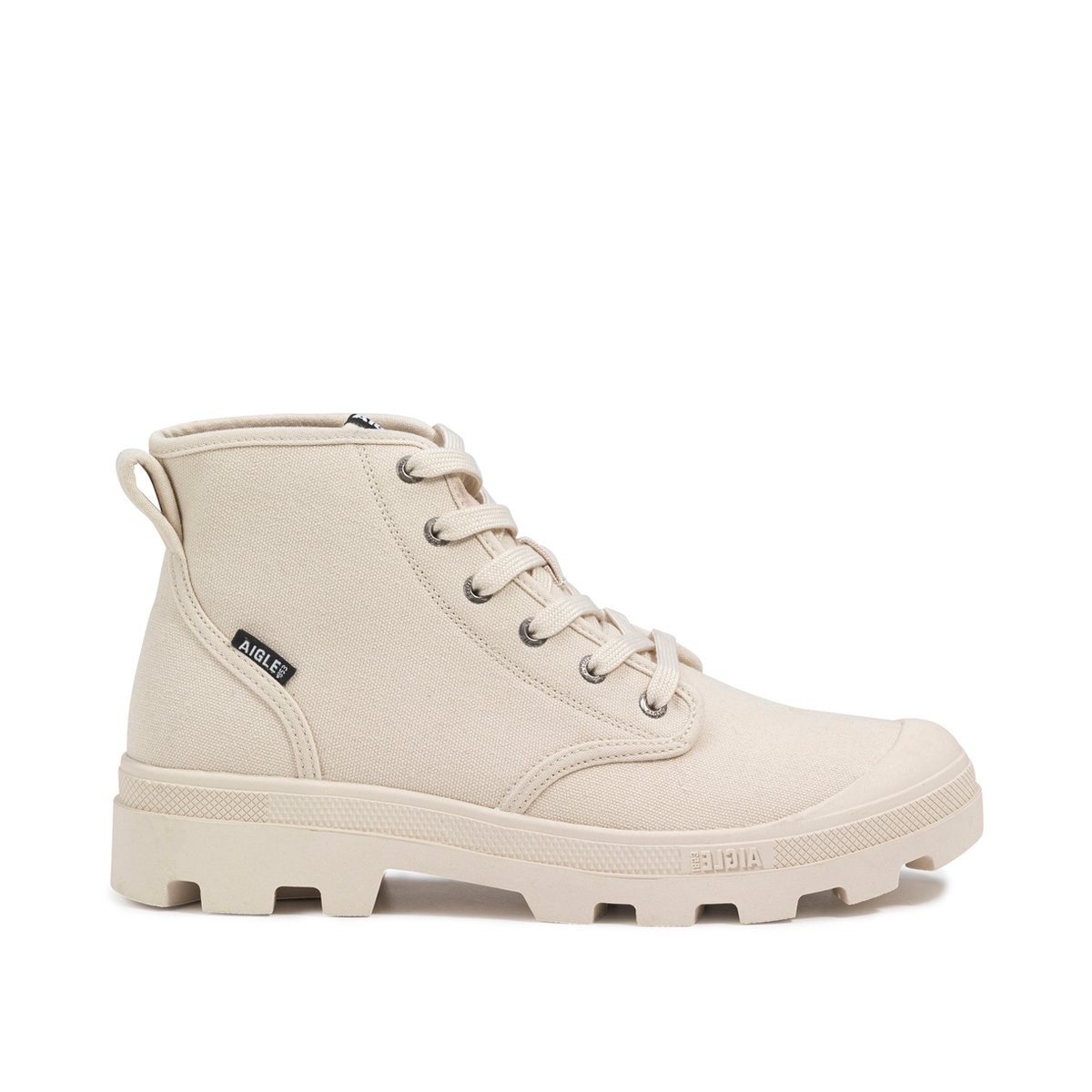 Chaussures de marche en coton bio TENERE CVS UNISEX beige, AIGLE