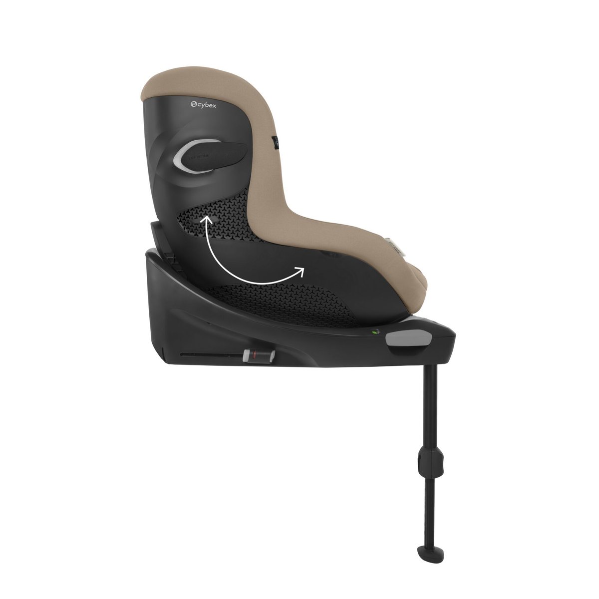 Siège auto Sirona Gi i-Size Tissu Plus avec base intégrée almond beige | beige, CYBEX