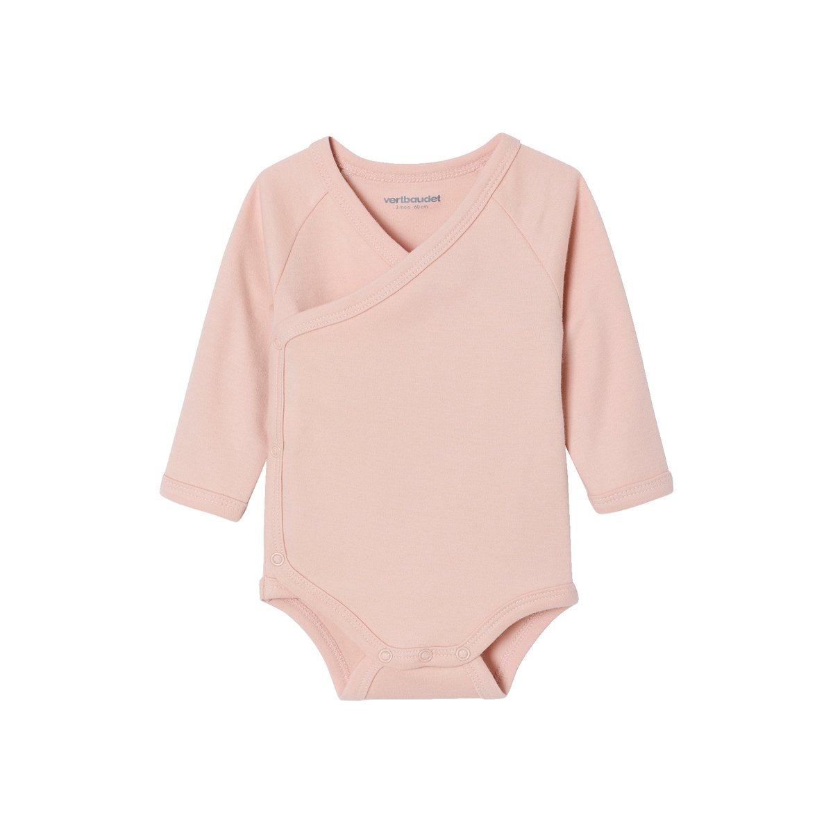 Ensemble pyjama bébé + 2 bodies coffret cadeau naissance écru, VERTBAUDET