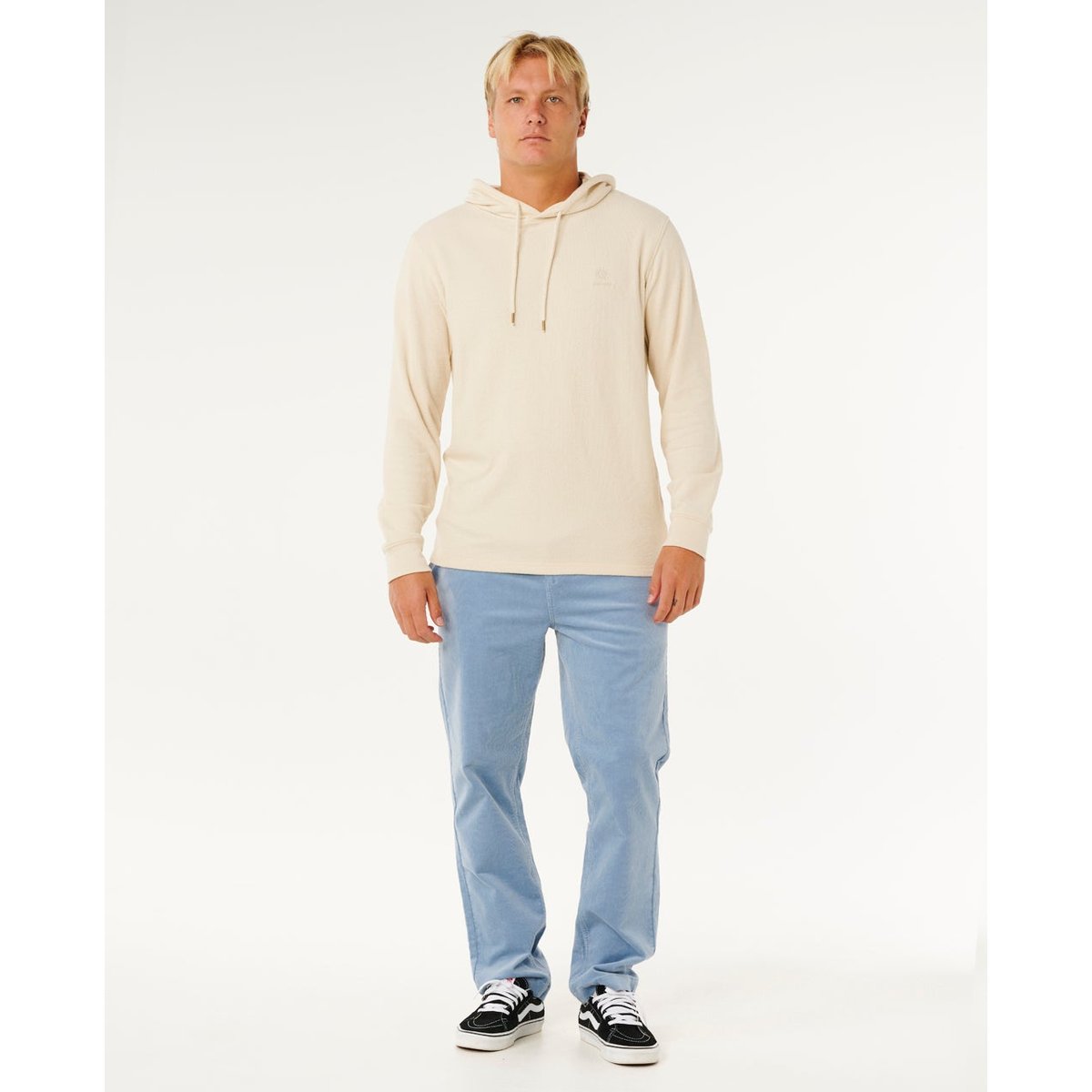 Sweat Pacific Rinse Tex à capuche blanc vintage, RIP CURL