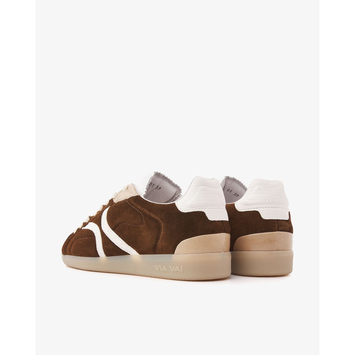 Baskets NILLA KHLOE marron, VIA VAI