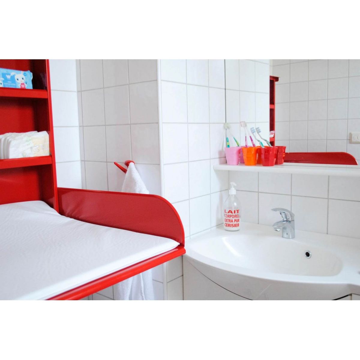 Matelas à langer pour table Fifi blanc, BYBO DESIGN