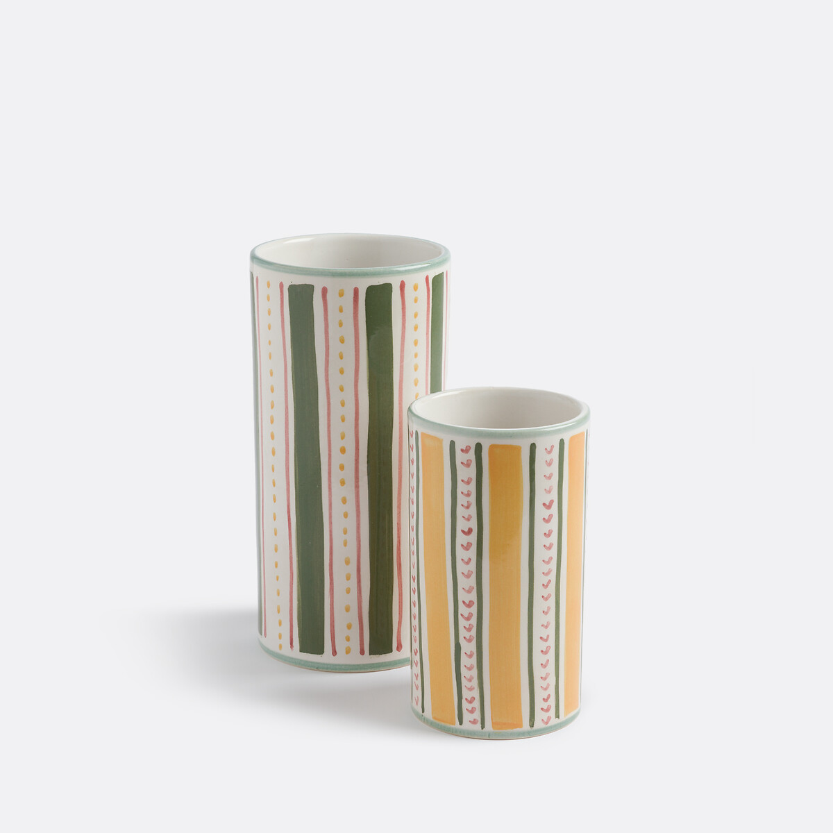 Vase aus glasierter Keramik H18 cm, Baldia gelb, LA REDOUTE INTERIEURS