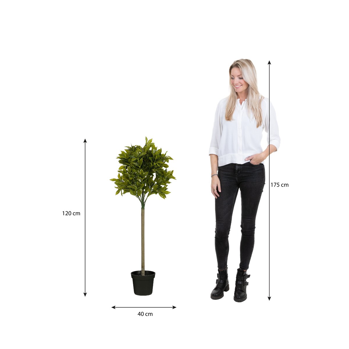 Plante artificielle LAUREL vert, MICA DECORATIONS