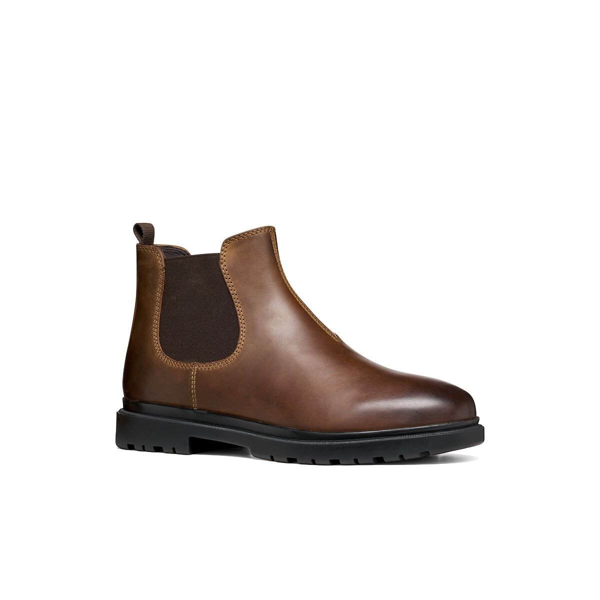 Botas Chelsea de piel ANDALO chocolate, GEOX