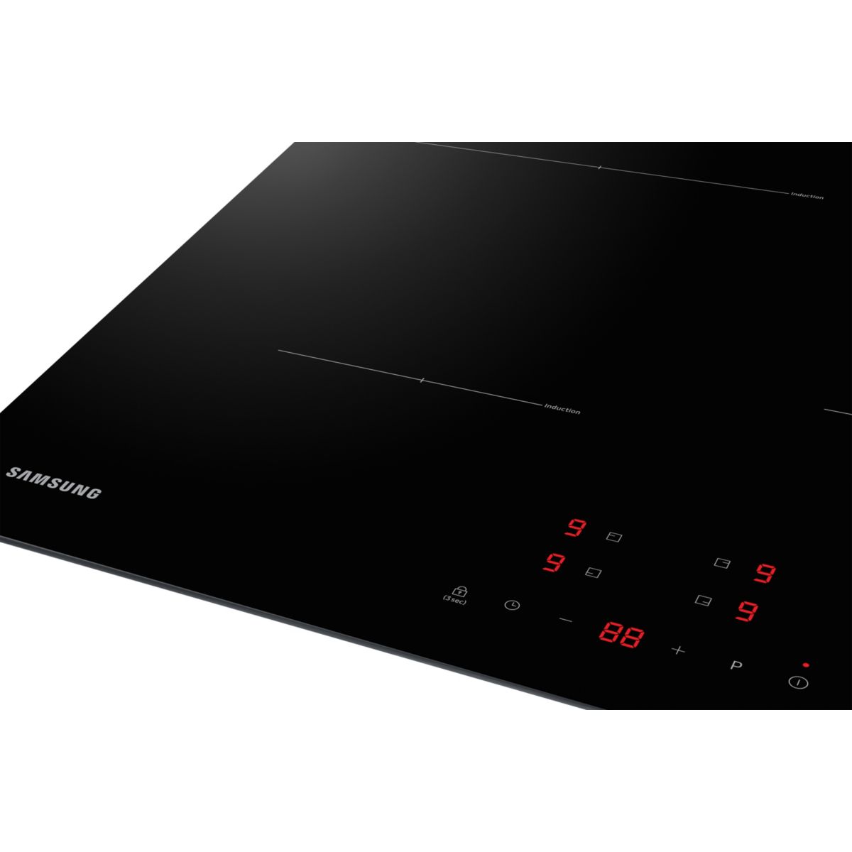 Plaque induction NZ64T3706A1 noir, SAMSUNG