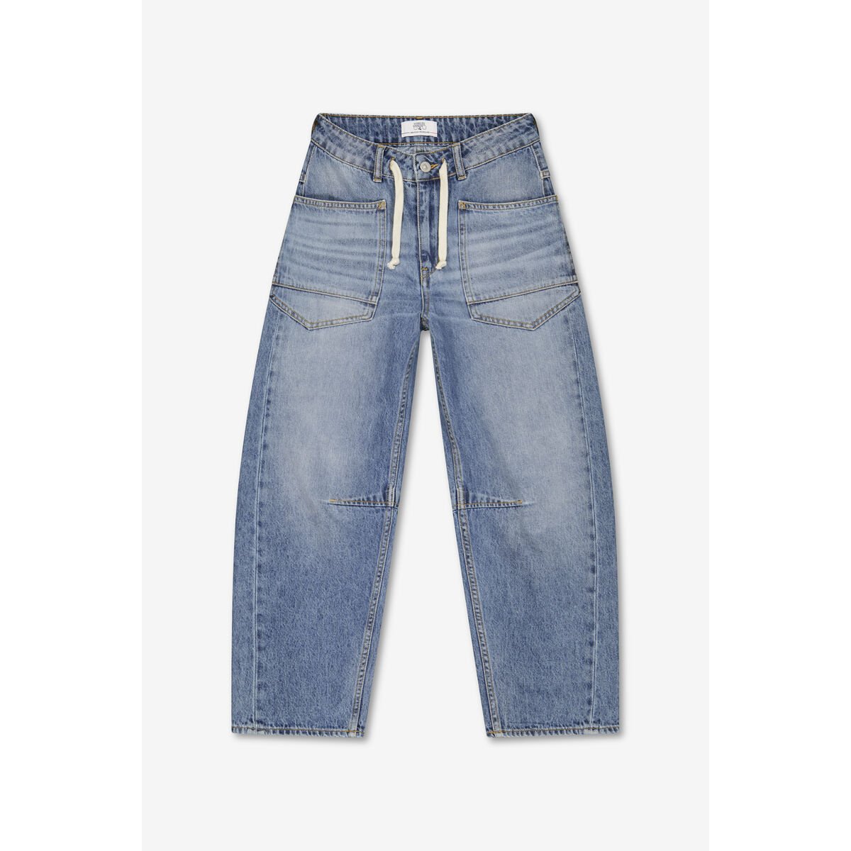 Jeans loose, large MONTICEL, longueur 34 blue, LE TEMPS DES CERISES
