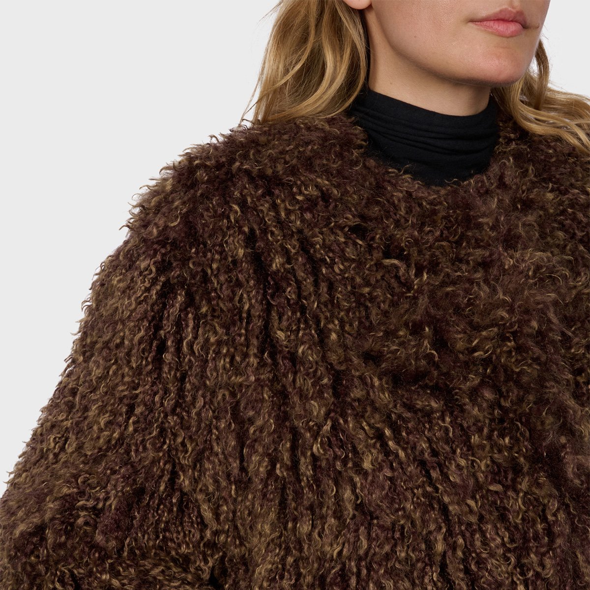 Manteau long à coupe ample HARPER bronze, OAKWOOD