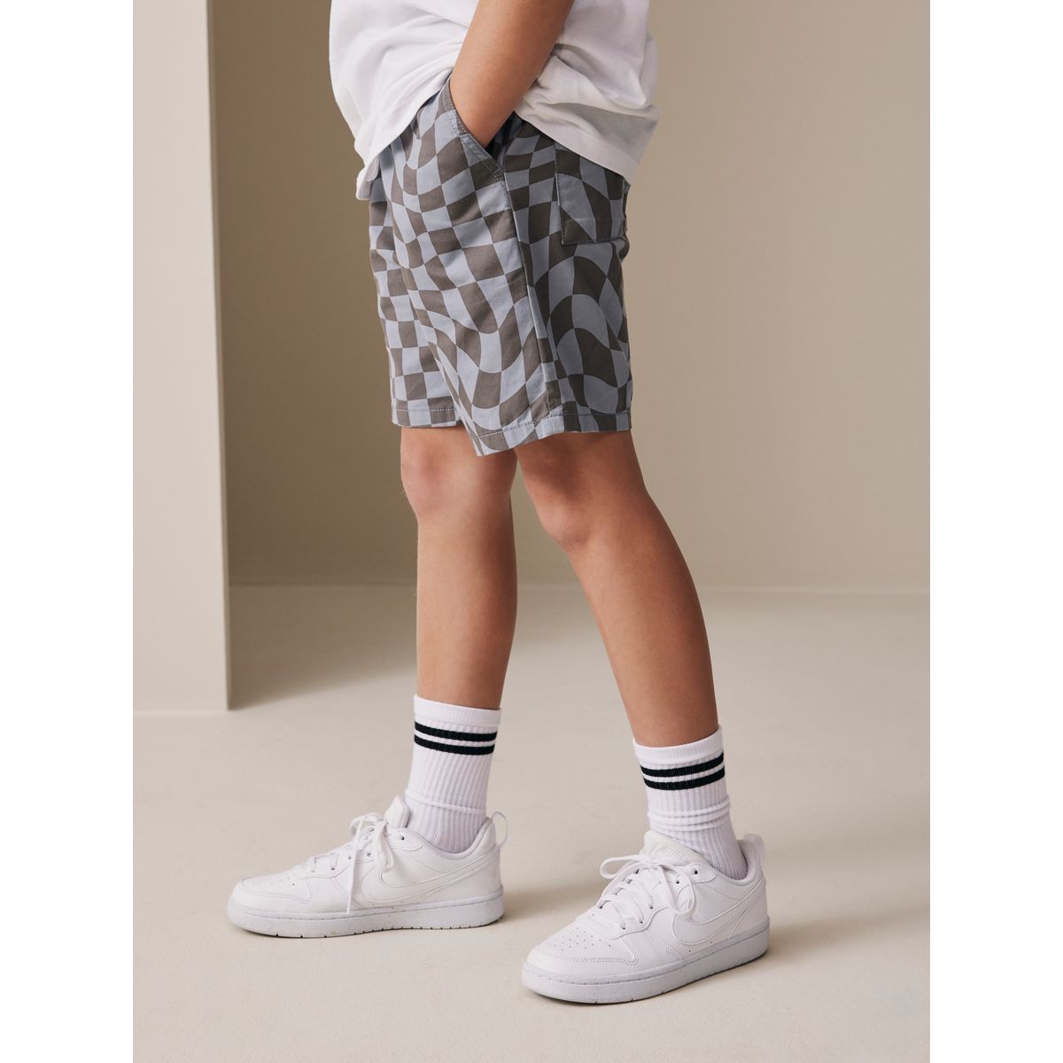 Short bleu/gris, NEXT