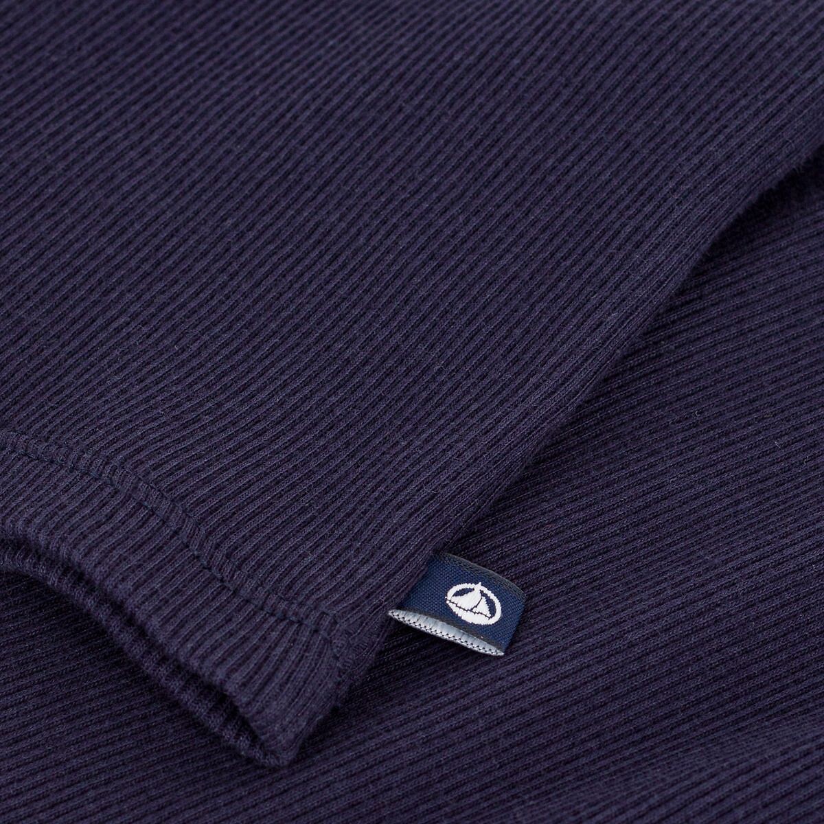 Tanktop met ronde hals marine , PETIT BATEAU