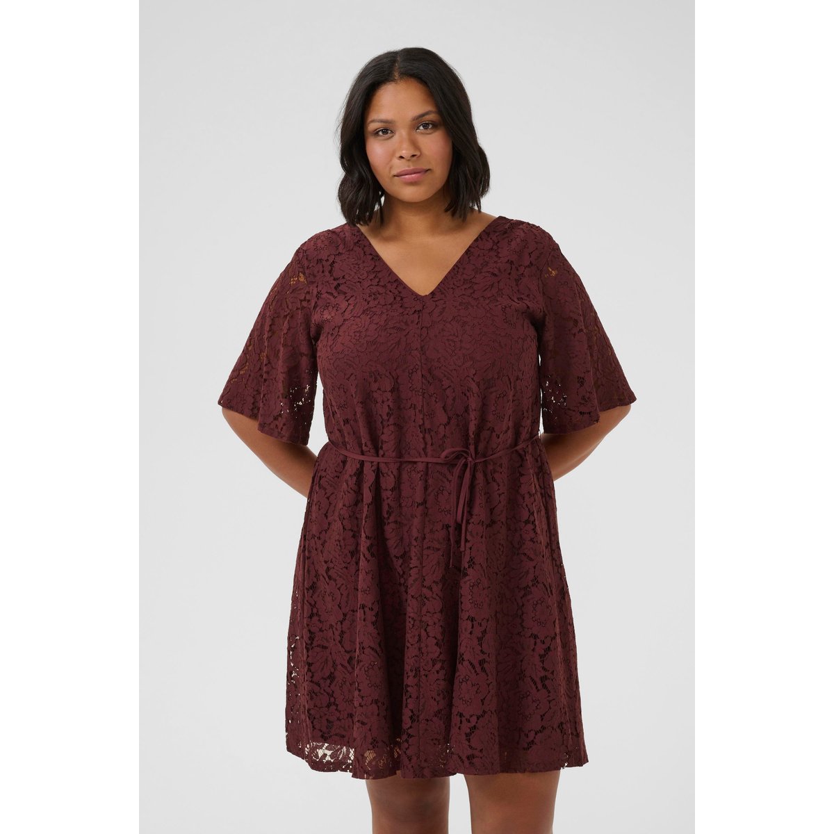 Robe beige fudge, KAFFE CURVE