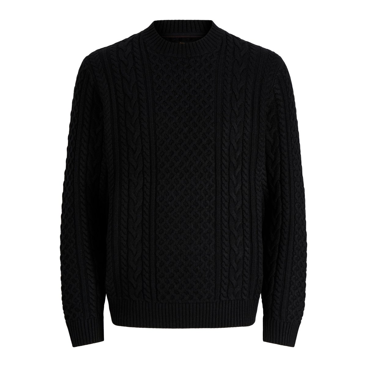 Pull En Maille black 1, JACK & JONES