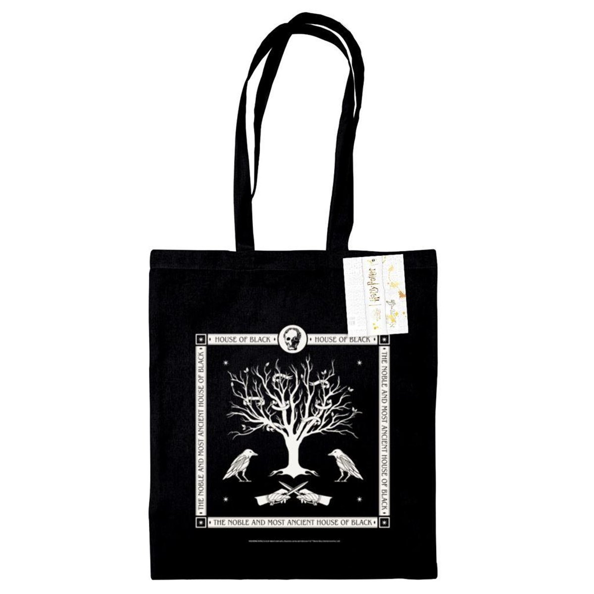 Tote bag HOUSE OF BLACK noir, HARRY POTTER