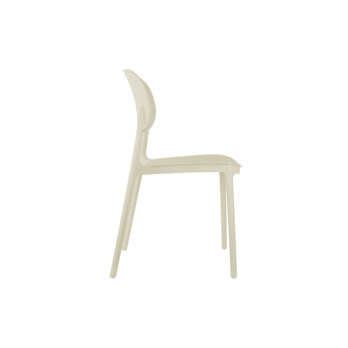 Chaise d'intérieur et extérieur design moderne CHEER blanc, PRESENT TIME