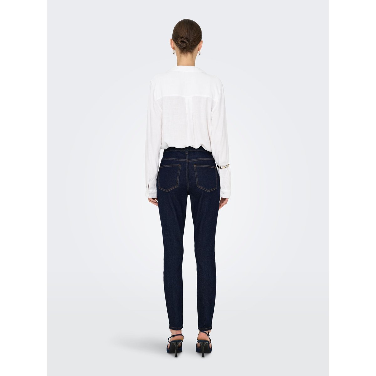 Jean Skinny dark blue denim, JDY