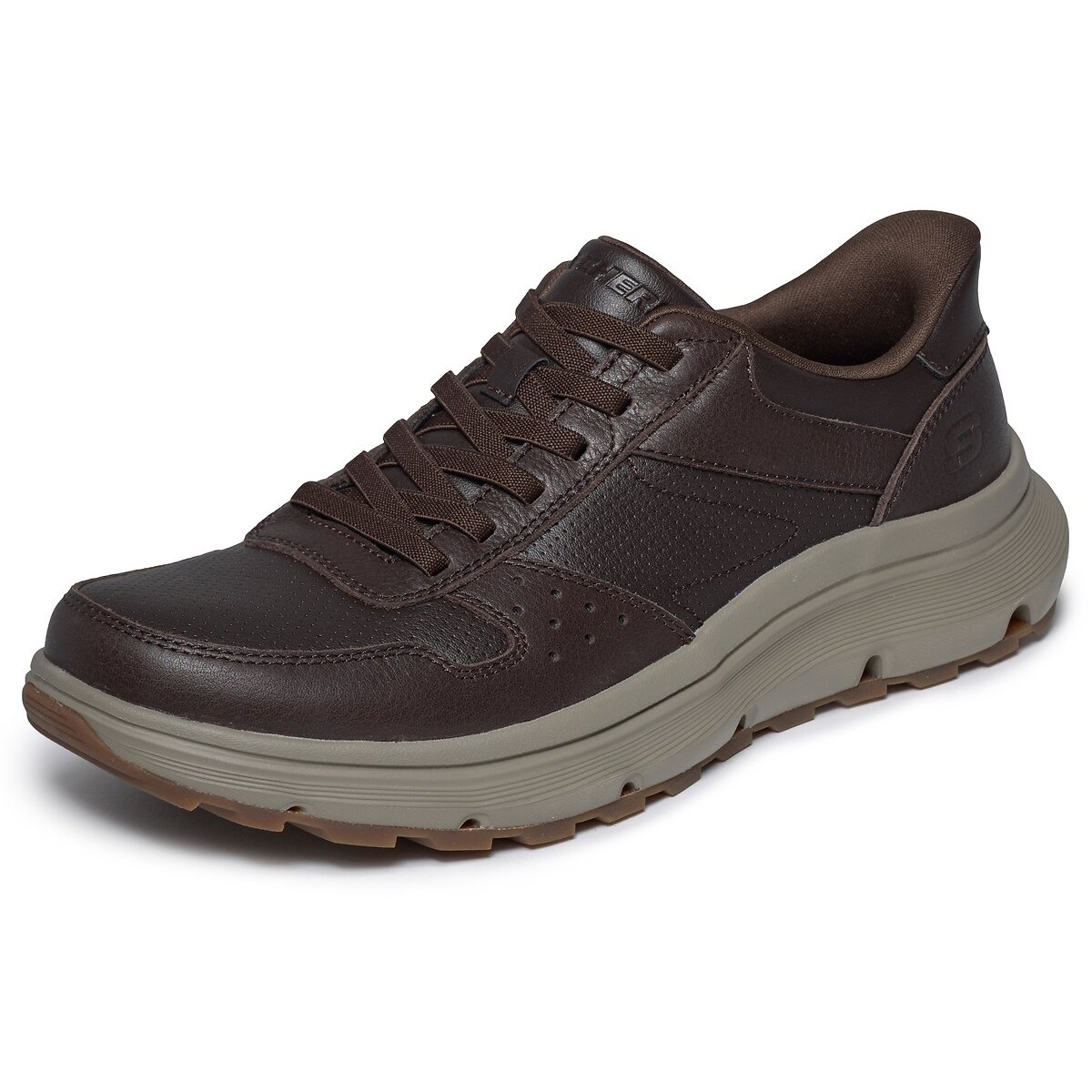 Sapatilhas Slip-Ins Relaxed Fit: GARZA ULTRA - TYRELL chocolate, SKECHERS