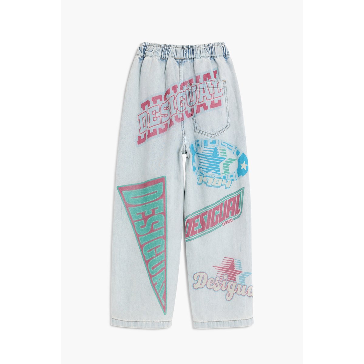 JEAN IMPRIMÉ bleu, DESIGUAL