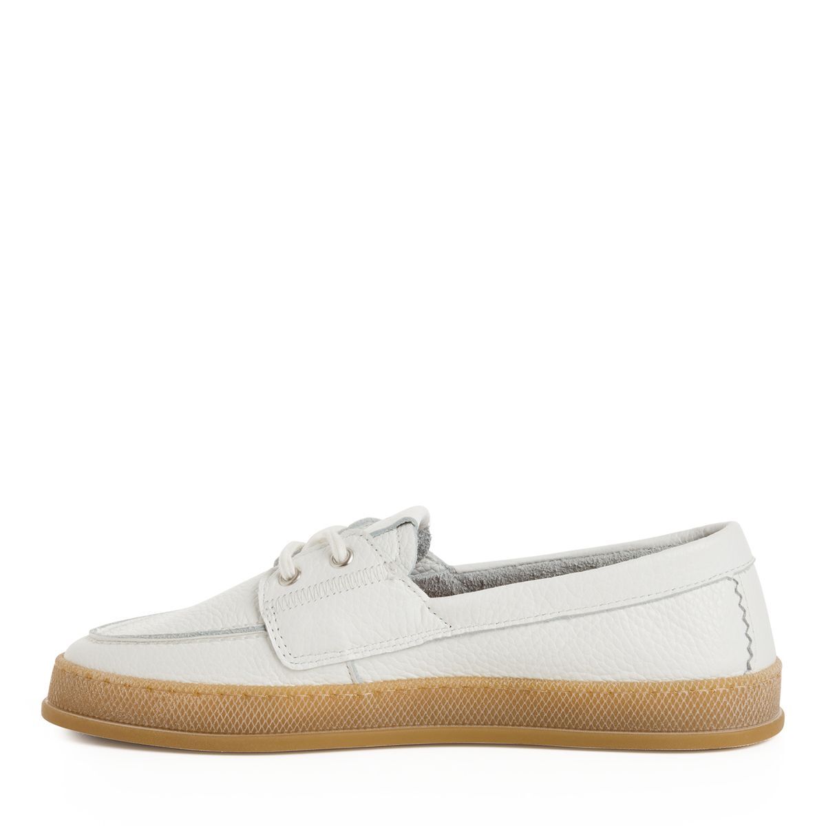Mocassin en cuir blanc cuir, TAMARIS