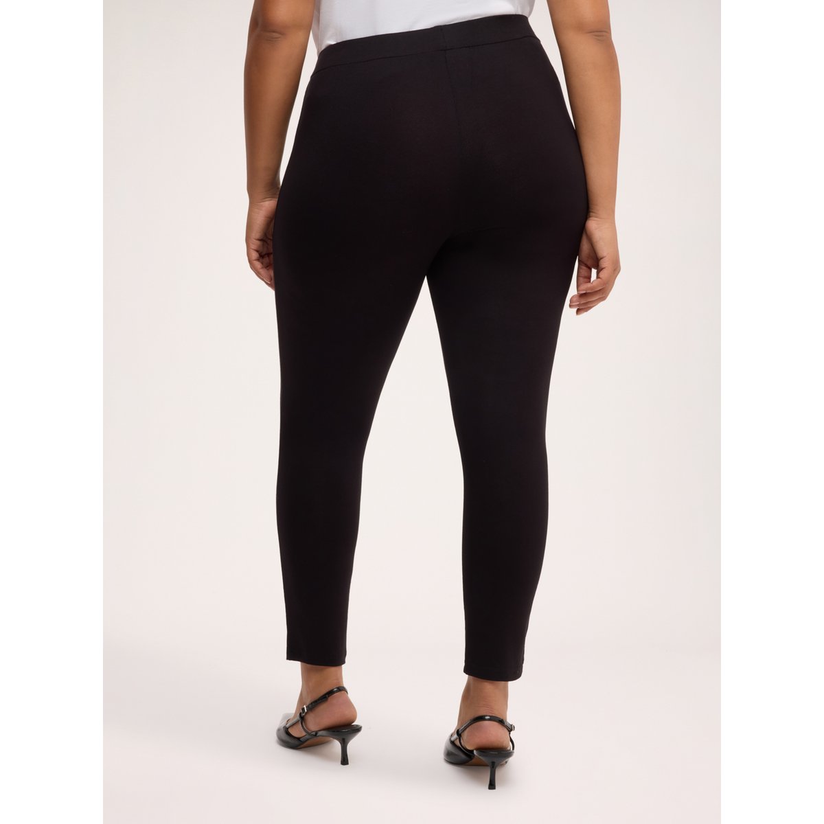 Leggings en viscose noir, FIORELLA RUBINO