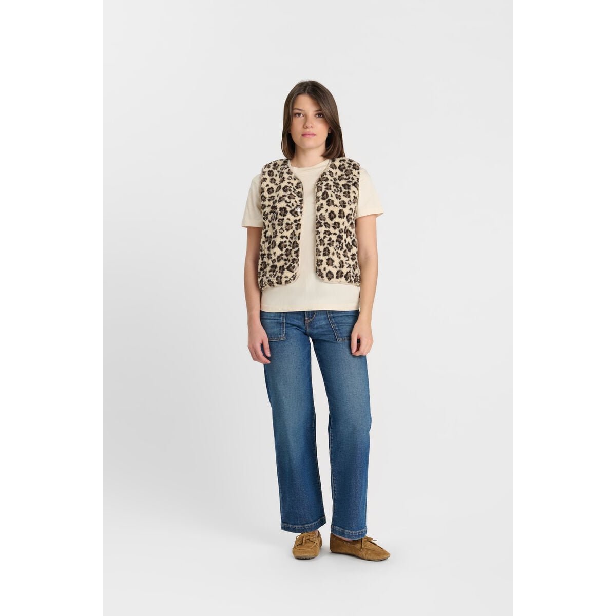 Veste sans manches SANRY bark leo, LE TEMPS DES CERISES