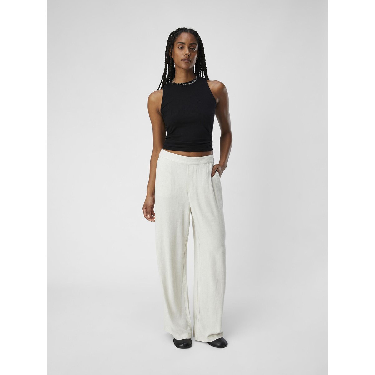 Pantalon À Jambe Ample sandshell, OBJECT