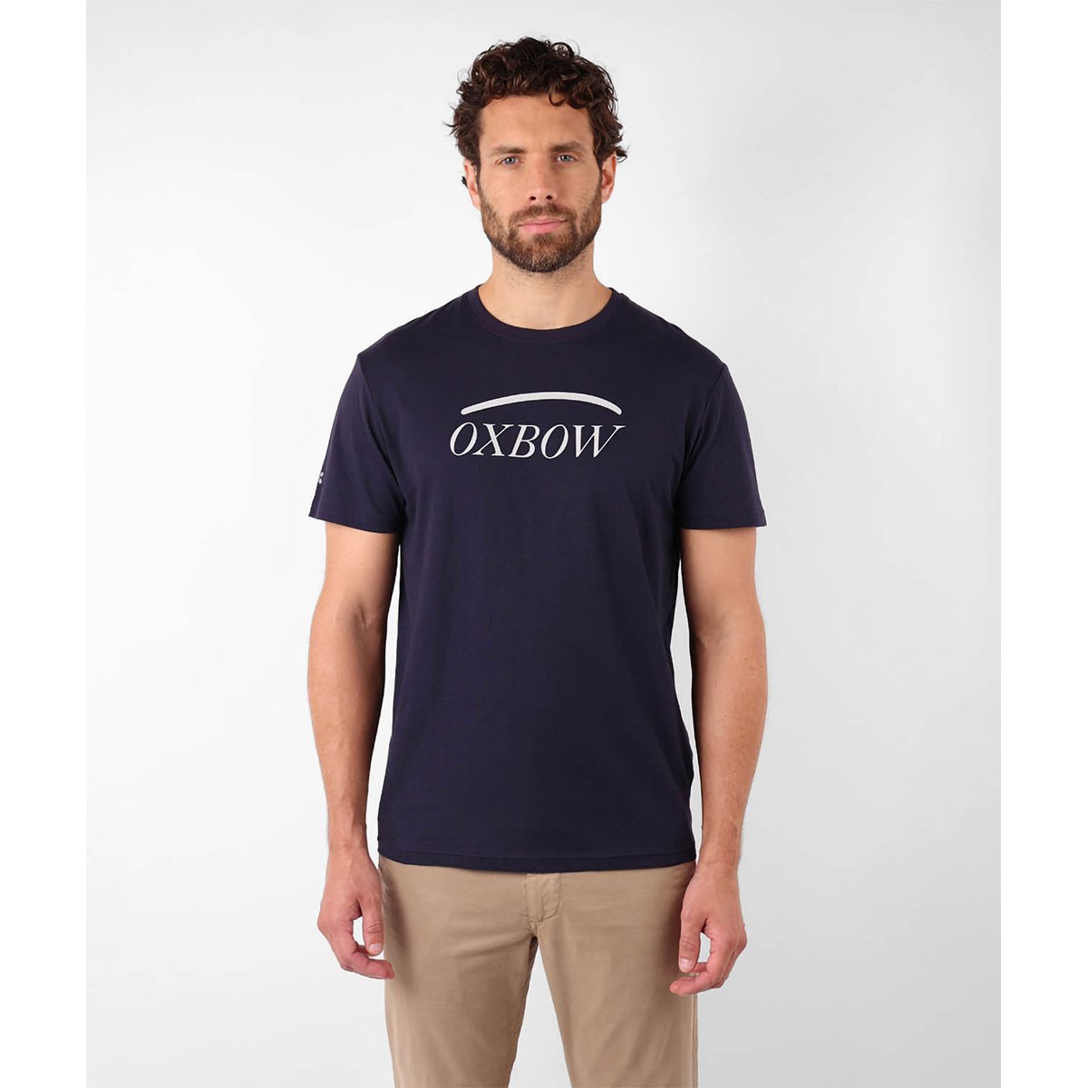 Tee shirt manches courtes graphique TALAI deep marine, OXBOW