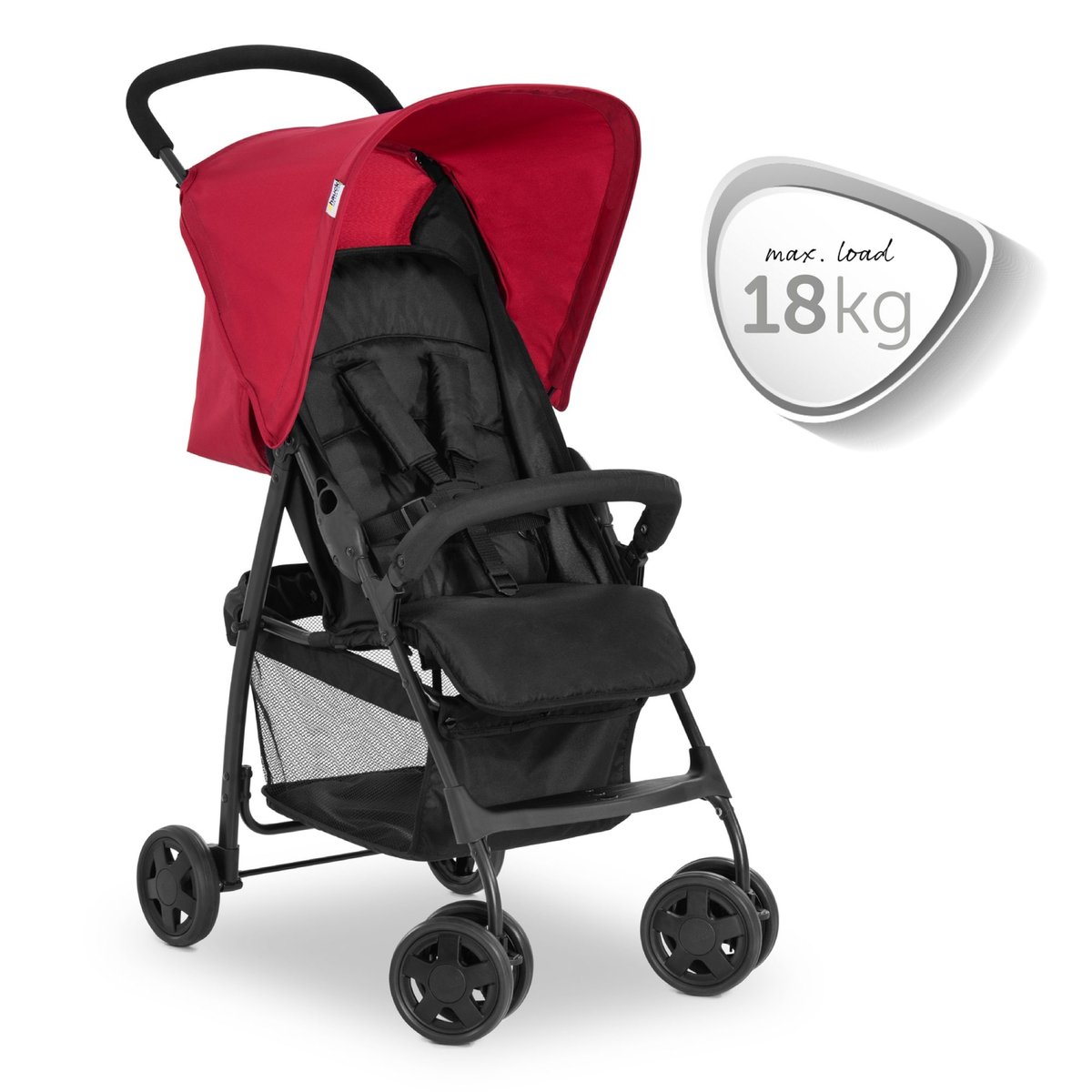 Poussette canne Sport rouge, HAUCK