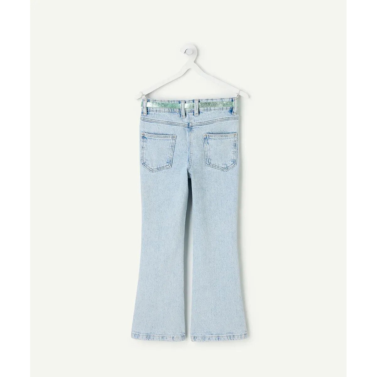 Jean coupe flare bleu denim, TAPE A L'OEIL