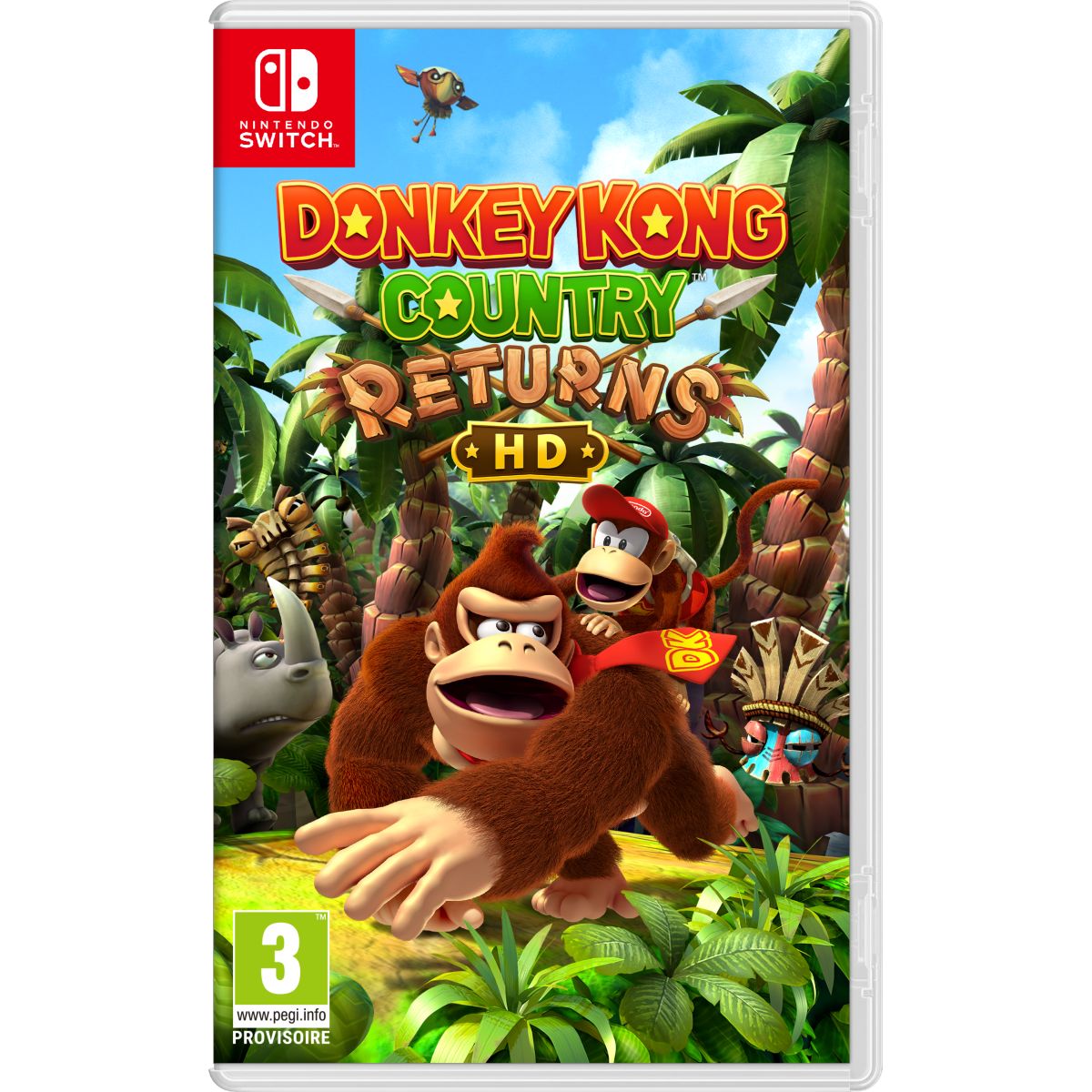 Jeu Switch DONKEY KONG COUNTRY RETURNS HD couleur unique, NINTENDO