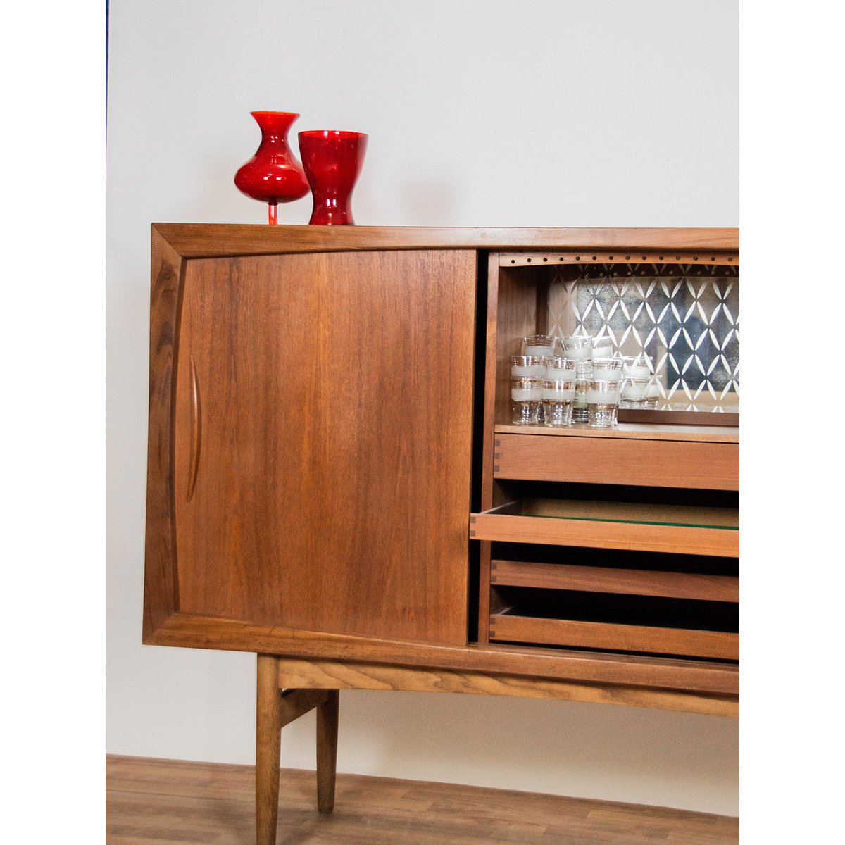 Enfilade scandinave Margaret N°56 - Bon état bois, DEBONGOUT