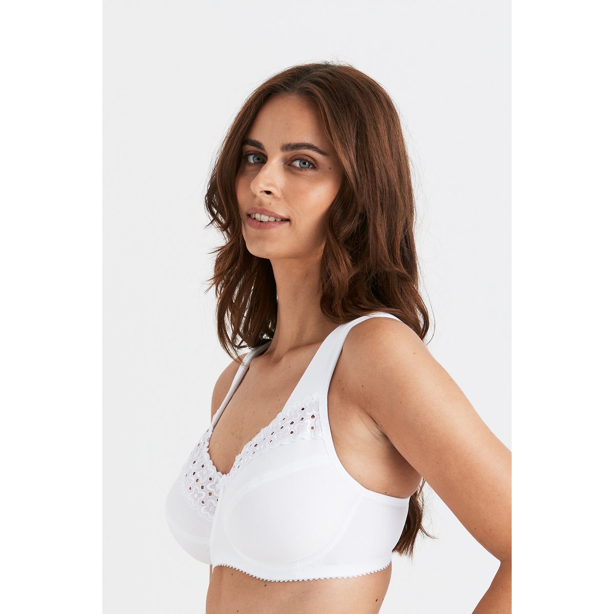Soutien-Gorge Broderie Anglaise blanc, MISS MARY OF SWEDEN