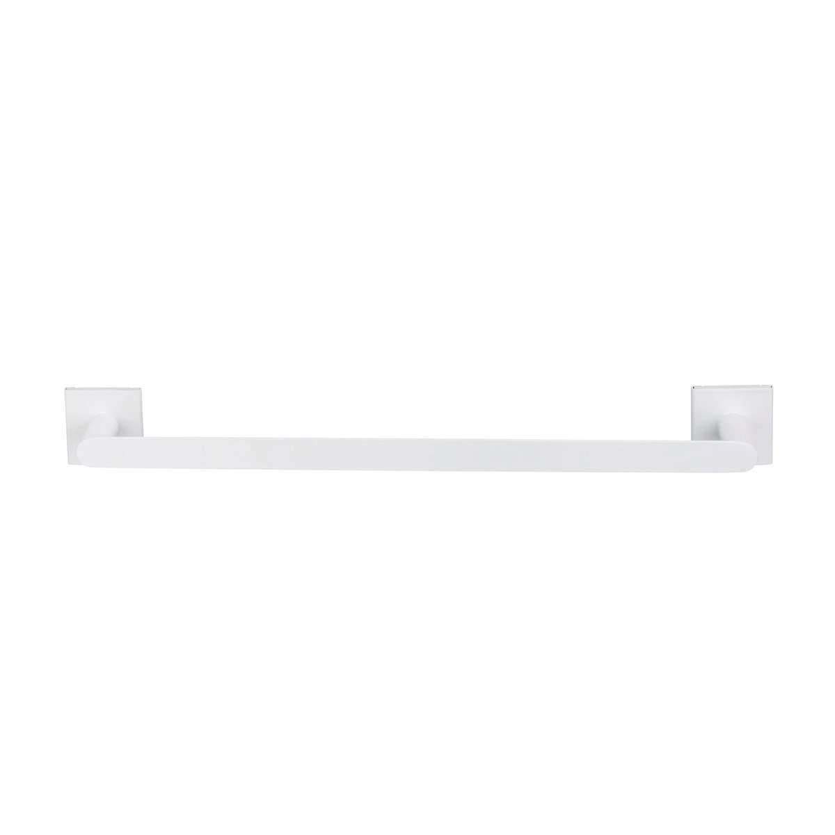 Barre porte-serviette mural en inox OVARO blanc, WENKO