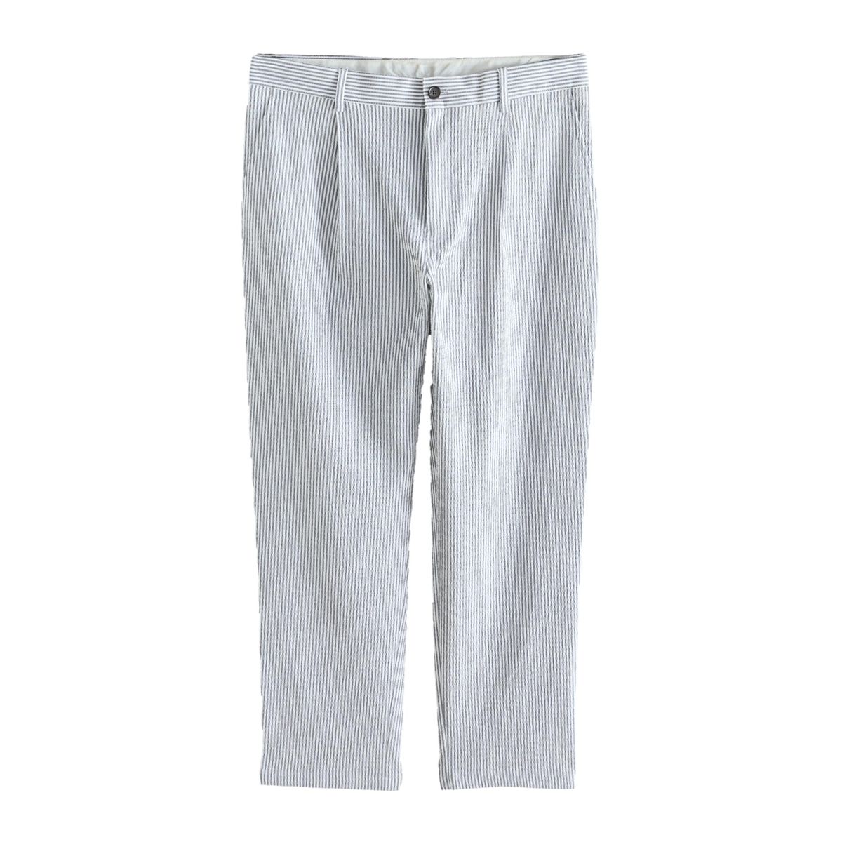 Pantalon de costume décontracté en seersucker bleu, NEXT