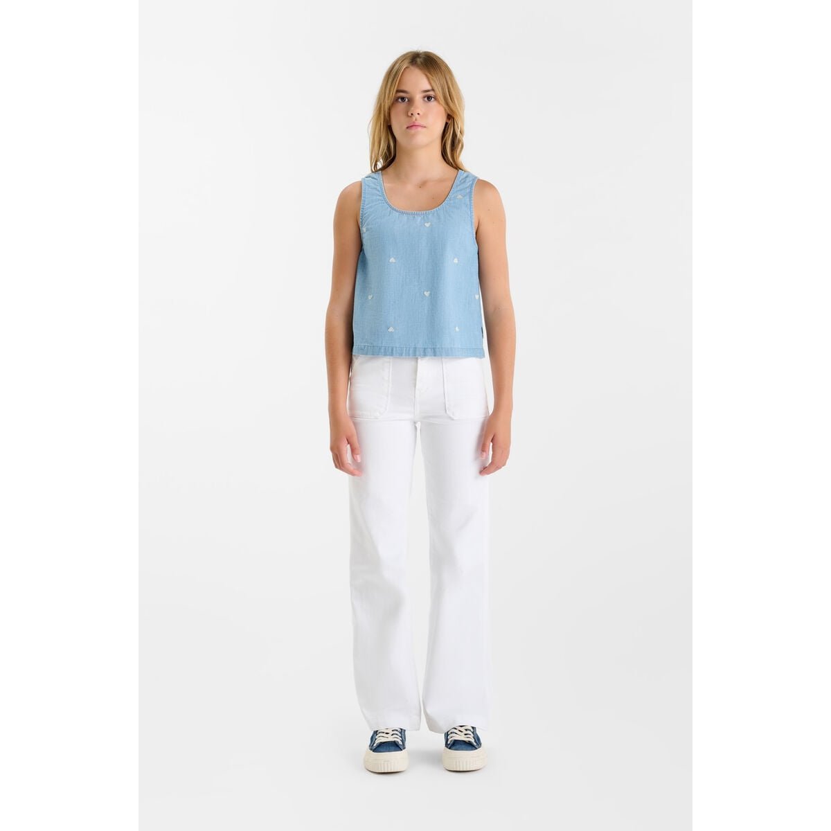 Top YLVAGI sky blue, LE TEMPS DES CERISES